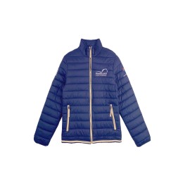 Order Online Custom Royal Blue Padded Jacket Fashion Design Embroidered LOGO Collar Contrasting Color Zipper Padded Jacket Supplier 100%Polyester J955 Order Online Custom Royal Blue Padded Jacket Fashion Design Embroidered LOGO Collar Contrasting Color Zipper Padded Jacket Supplier 100%Polyester J955